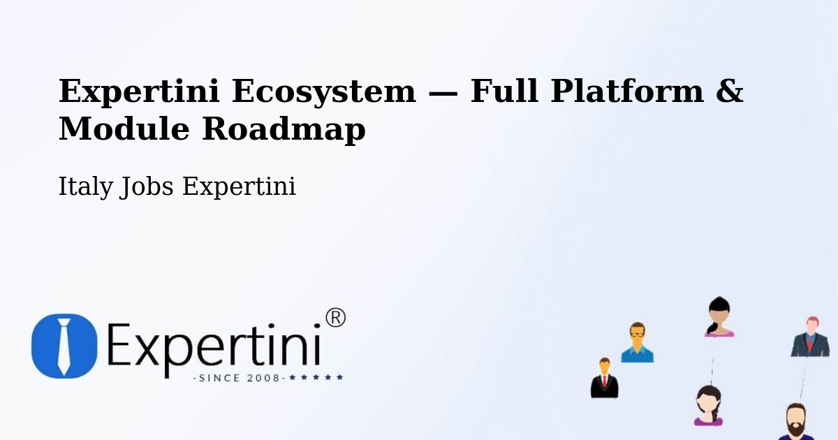 Expertini Ecosystem — Full Platform & Module Roadmap – Cedrasco